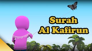 Murottal juz 30 Surah Al Kafirun With Playing Kites Animation [upl. by Whiting505]