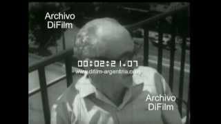 DiFilm  Presidente Arturo Frondizi durante una entrevista 1968 [upl. by Nnyrat]