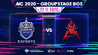 Buriram United Esports vs Hong Kong Attitude  Bảng A ngày 4 22112020  AIC 2020 [upl. by Yevoc57]