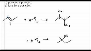 Reação de adição de água Hidratação e isomeria [upl. by Kass]