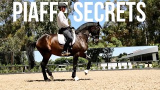 HOW TO TRAIN PIAFFE three secrets [upl. by Aseena]