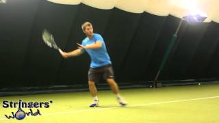 Babolat Pure Drive Roddick GT Tennis Racket Review from Stringers World [upl. by Palmer679]