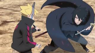 Sasuke and Kawaki VS BoruShiki Full Fight HD [upl. by Ormond]