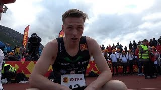 Karsten Warholm Dominates at 400m Hurdles at Norwegian Championships 2018 [upl. by Vivien]