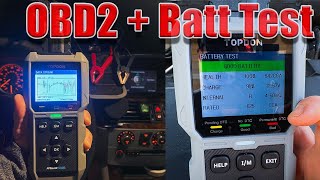 Decent OBD2 Scan Tool with Graphing  battery and charging tester  TOPDON AL500B review [upl. by Ennaimaj]