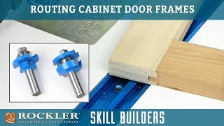 How to Make Cabinet Doors with Rail and Stile Router Bits  Skill Builder [upl. by Lenette446]