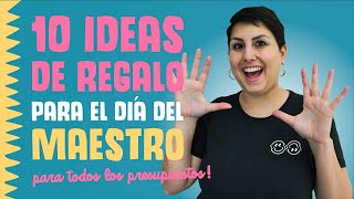 10 IDEAS DE REGALO para el DÍA DEL MAESTRO 👩🏻‍🏫 [upl. by Llennaj]