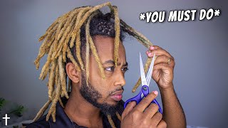 How To Trim Your Dreadlocks To Make Them Look Better [upl. by Eltsirk]