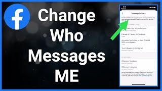 How To Change Who Can Message You On Facebook Messenger [upl. by Reave]