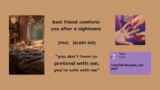 nightmare midnight talks with roommatebest friend F4A comfort audio [upl. by Nay929]