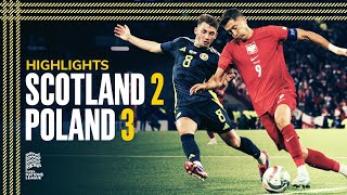 Scotland 23 Poland  Late Defeat in Nations League Opener  2024 UEFA Nations League Highlights [upl. by Ahsenrat906]