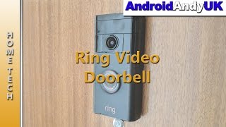 Ring Video Doorbell  Installation Setup and Review [upl. by Ailssa960]