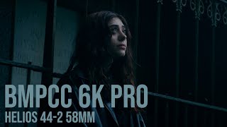 BMPCC 6K Pro  Helios 442 58mm  Santa Cruz [upl. by Shimkus710]