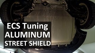 ECS Tuning Aluminum Street Shield Install  MK6 VW Golf R GTI [upl. by Dietrich72]