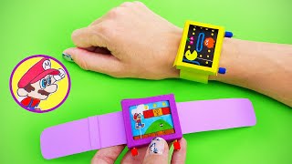 SUPER MARIO GAME WATCHES and MORE DIYS [upl. by Ailekahs]