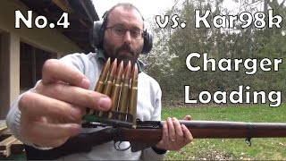 LeeEnfield No4 vs Kar98k Charger Loading [upl. by Felton]