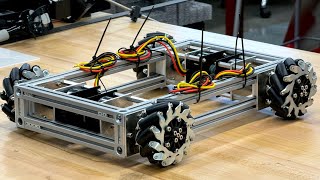 Mecanum wheel robot build [upl. by Ahcarb]