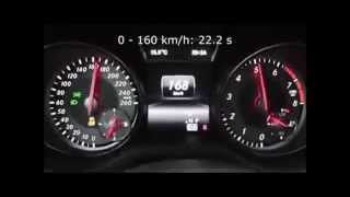 Mercedes CLA 200 Coupé 156 HP Acceleration [upl. by Ennovehc]