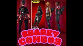 5 BEST Billie Eilish Shark Back Bling COMBOS fortnite fortniteclips fortnitecombos foryou viral [upl. by Serdna]