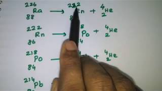 Radioactive decay series  Uranium 4n2 series [upl. by Cinnamon]