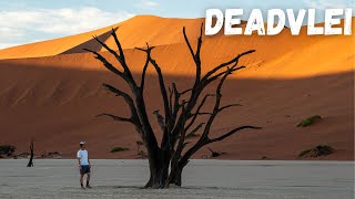 THIS IS Namibia 🇳🇦  Deadvlei  Sossusvlei Camping in the Desert [upl. by Bevin]