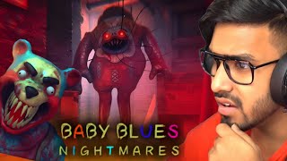 TECHNO GAMERZ PLAY NEW POPPY PLAY TIME LIKE HORROR GAME BABY BLUES NIGHTMARES FULL GAME [upl. by Aroon]