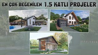 BEĞENİ REKORLARI KIRAN BİR BUÇUK KATLI VİLLA EV PROJELERİMİZ [upl. by Ymij768]