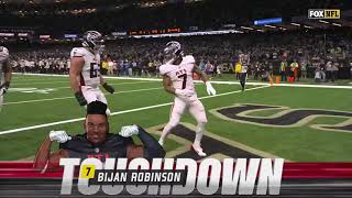 Bijan Robinson Highlights Vs Saints Week 10 2024 [upl. by Gagnon]