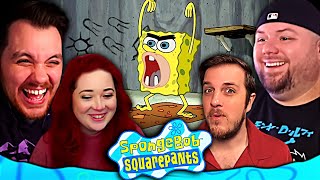 We Watched Spongebob Season 3 Episode 13 amp 14 For The FIRST TIME Group REACTION [upl. by Hafital]