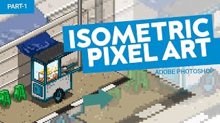 ISOMETRIC PIXEL ART part 1 [upl. by Tammany438]