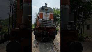 🚂📯WDG 3A Alco Locomotive cab view  train wdg3a trainhorn trainsound alcolocomotive railway [upl. by Linnet410]