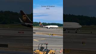 UPS Boeing 767 Landing  Anchorage Airport Plane Spotting [upl. by Ramhaj567]