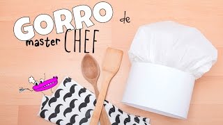 GORRO DE COCINERO  MANUALIDADES infantiles [upl. by Gnauq]