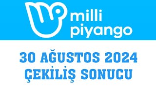 Milli Piyango Çekiliş Sonuçları 30 Ağustos 2024 [upl. by Leroj]