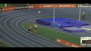 OSSAMA MESLEK Vs JAKE WIGHTMAN 3000M BMC INDOOR SHEFFIELD 2022 [upl. by Oriane827]