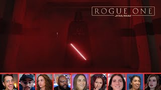 Reactors Reacting to DARTH VADER HALLWAY SCENE  Rogue One A Star Wars Story [upl. by Ax917]