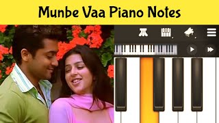 Munbe Vaa  Munbe Vaa Prelude  Perfect Piano Tamil Songs [upl. by Terina]