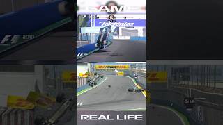 Recreating F1 Crashes 24 shorts f1 f1crashes [upl. by Zackariah]