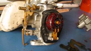 1961 Johnson Sea Horse 18 HP Carb Cleaning [upl. by Namwob421]