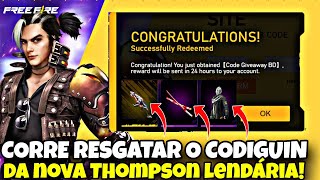 COMO RESGATAR CODIGO NO FREEFIRE 2025 COMO RESGATAR CODIGUIN NO FREEFIRE COMO COLOCAR CODIGO NO FF [upl. by Leonardo293]