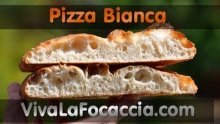 Ricetta Pizza Bianca nel Forno a Legna AlfaPizza [upl. by Doe]