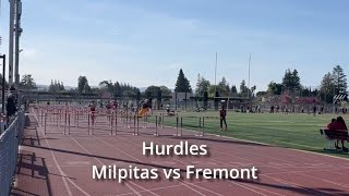 2024 Milpitas vs Fremont Hurdles [upl. by Callum]