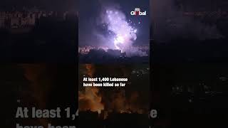 Lebanon Explosion Rock Beirut as Israel Escalates Bombards Hezbollah Targets  India Today Global [upl. by Englis]