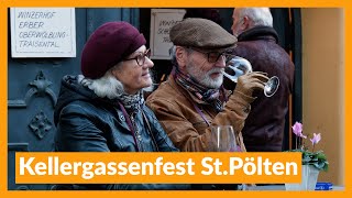 StPölten „Es lebe der Genuss“ beim Kellergassenfest [upl. by Assenab]