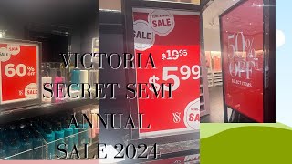 VICTORIA SECRET SEMI ANNUAL SALE 2024 🛍️ [upl. by Ettener842]