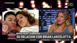 Marian Farjat abrió su corazón y contó detalles de su relación con Brian Lanzelotta [upl. by Carole]