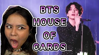 BTS House of Cards Live Performance  FIRST TIME REACTION [upl. by Eiramnna]