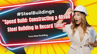 🏗️ Watch the TimeLapse Constructing Our DIY Steel Building Kit 🏗️ [upl. by Monjan604]