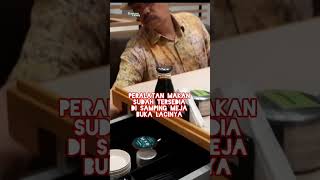 🇮🇩🍣 MAKAN GENKI SUSHI BERSAMA BAPAK JOKO TW [upl. by Akkinahs]