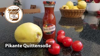 QuittenGrillsoße pikant und herzhaft Tolles einfaches Rezept 😎 [upl. by Annoet]